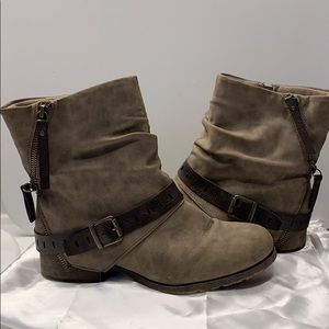 Jellypop silver Grey Ankle Boots